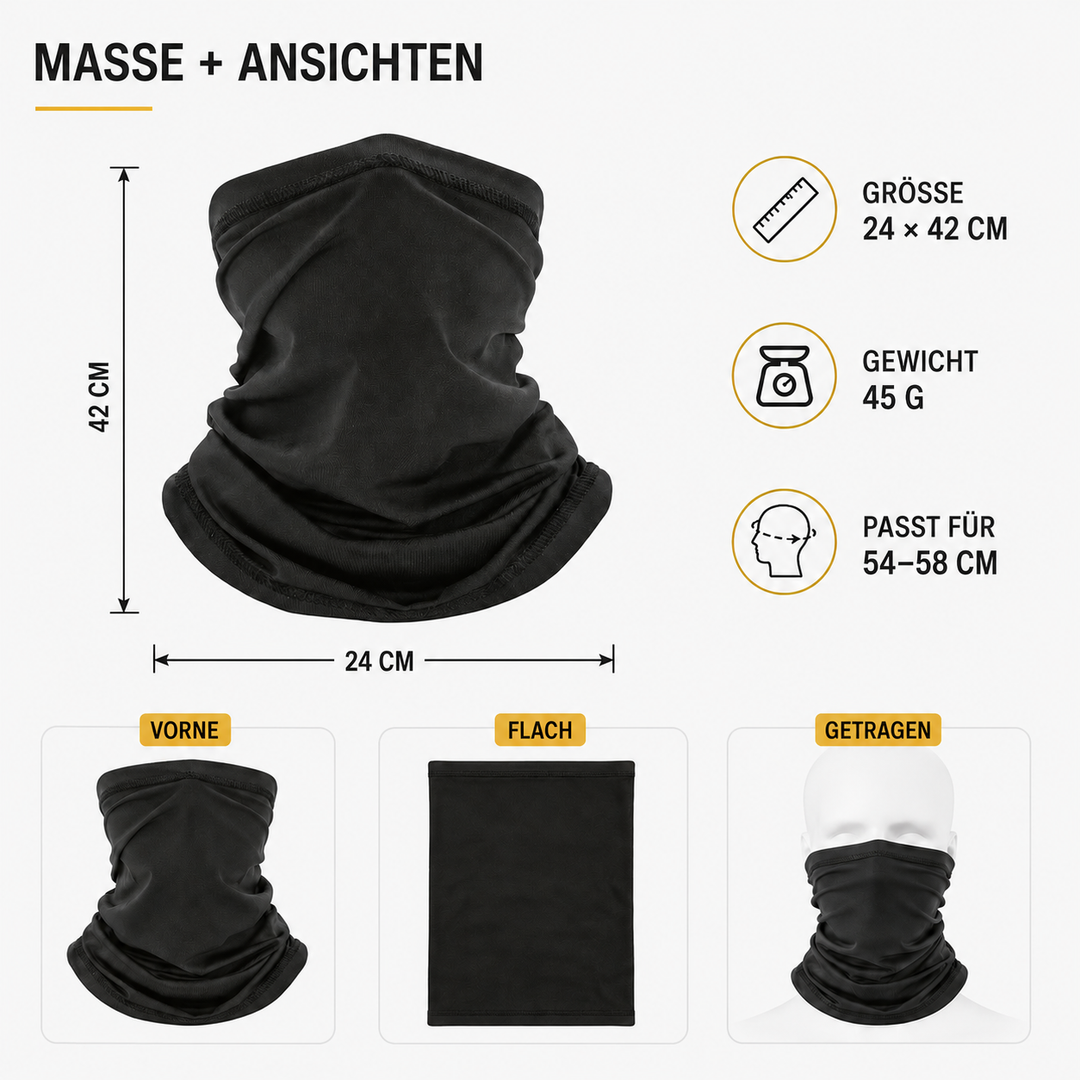 Sonnenschutz Nackenabdeckung & Stirnband zum Angeln, unisex & kühlend bei Sommerhitze.