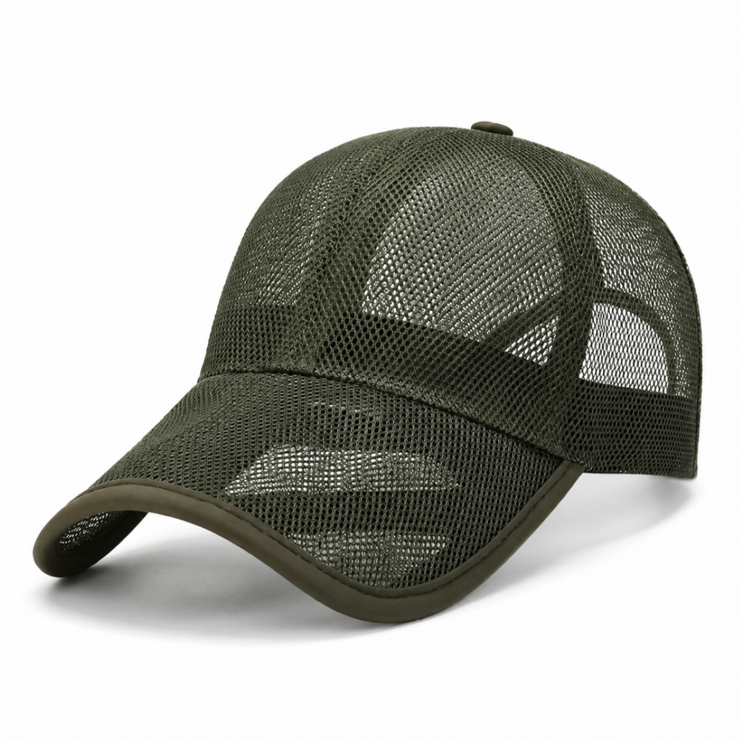 Verstellbare Meshkappe für Damen und Herren, atmungsaktiv, perfekt als Sommerkappe für Sport & Freizeit.