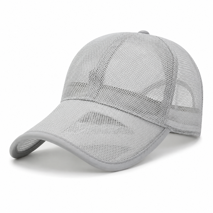 Verstellbare Unisex Sommerkappe aus Mesh, atmungsaktiv, ideal für Outdoor-Abenteuer und warme Tage.