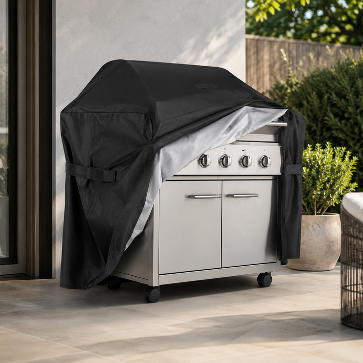 Wetterschutz für Terrassengrill: Robuste, wasserabweisende Abdeckung schützt Ihren Gasgrill im Freien.