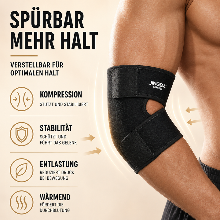 Sportschutz Ellbogenbandage für Kompression & Stabilität bei Sportarten wie Tennis, Golf & Fitness.