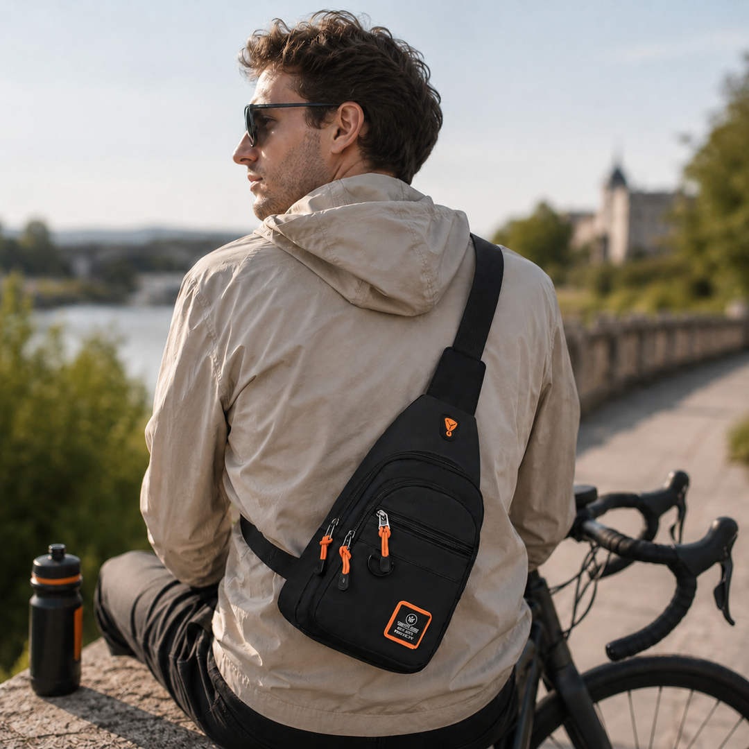 Unisex kleine Crossbody-Tasche aus Oxford-Gewebe, ideal für Alltag, Sport & Freizeit.