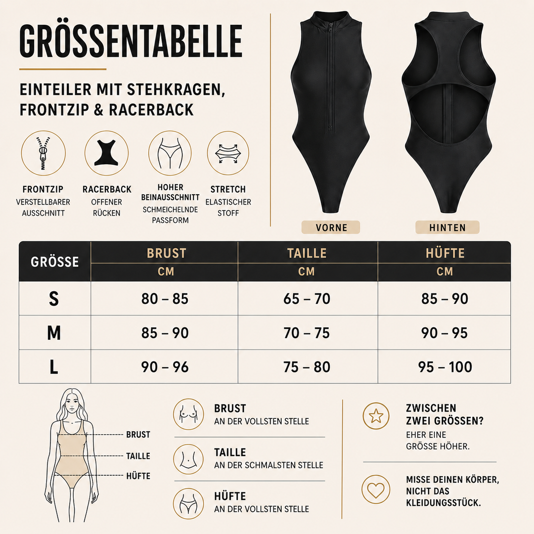 Ärmelloser Herren Schwimmanzug mit Reißverschluss, vielseitig für Schwimmsport & Freizeit.