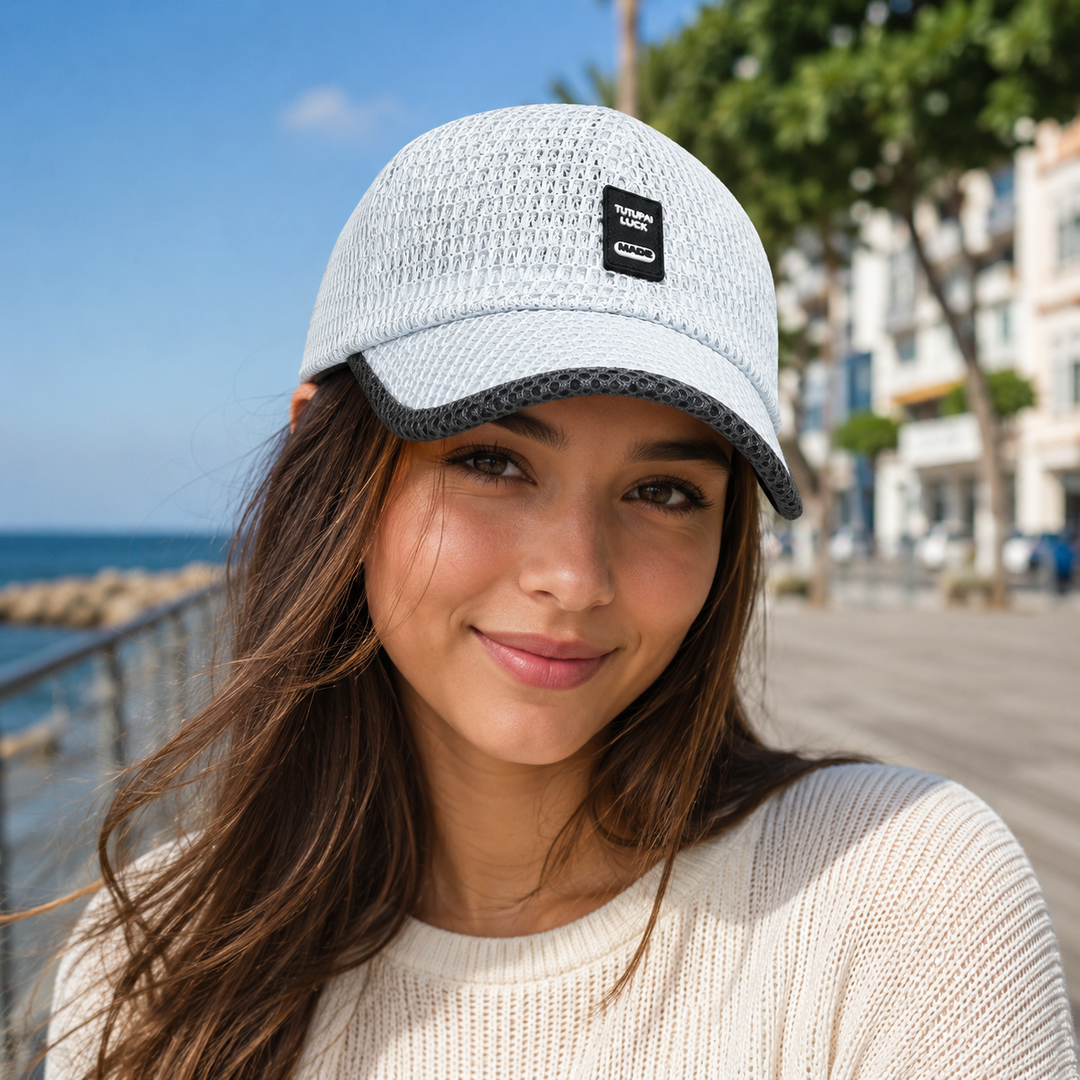 Atmungsaktive Unisex Baseballkappe mit Mesh, Snapback, für aktive Freizeit & Sport.