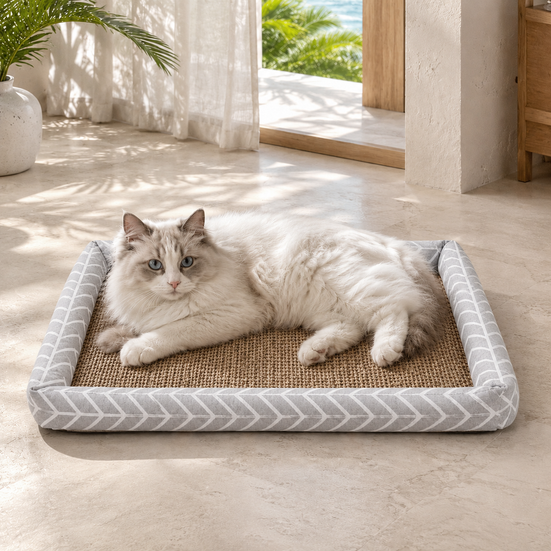 Kühlendes Komfortbett für Hunde, Katzen und Kleintiere. Bunt, weich & atmungsaktiv für den Sommer.