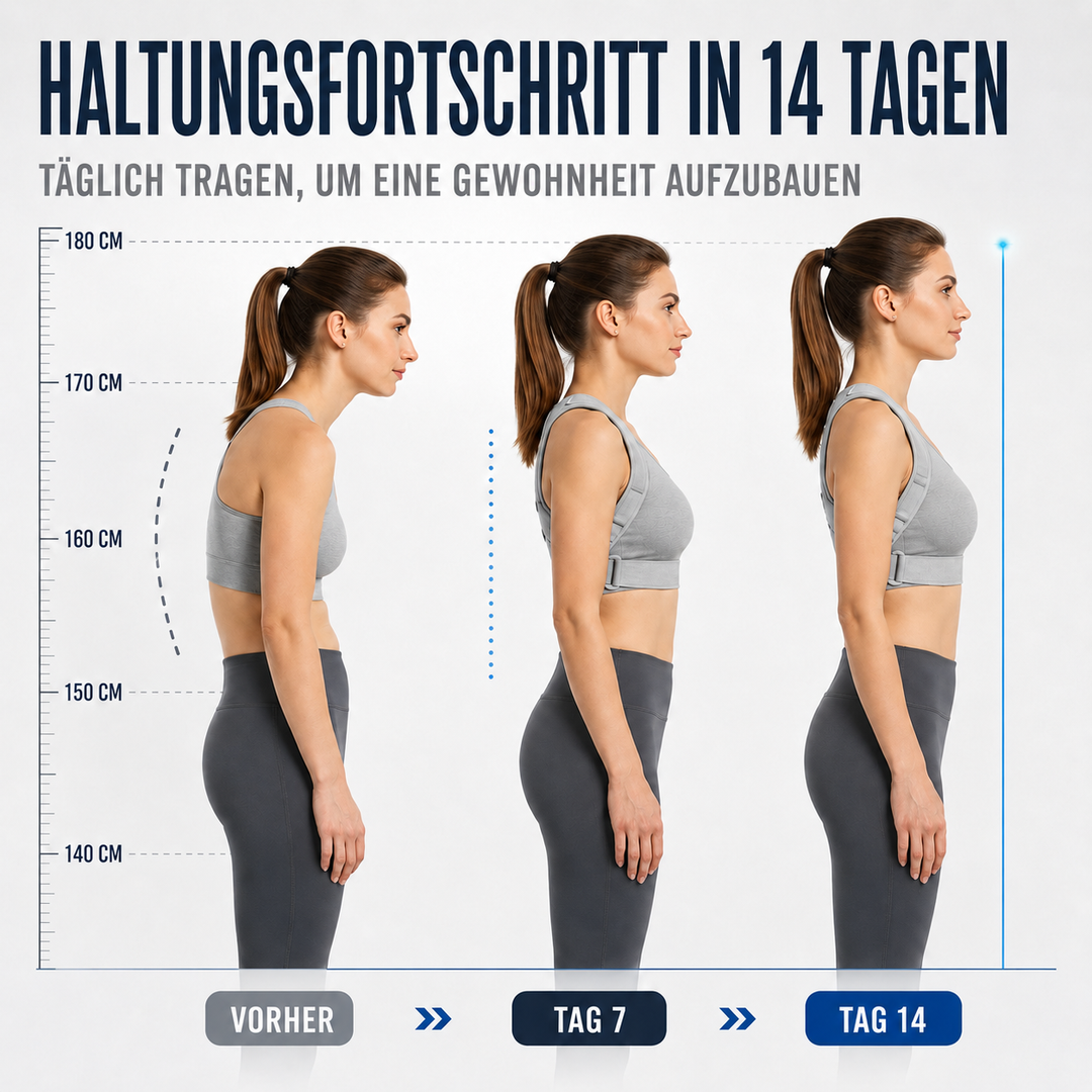 Haltungstrainer für den Rücken, unisex, für optimierte Körperhaltung und Alltagskomfort.