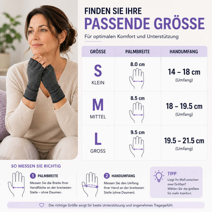 Unisex Halbfinger-Kompressionshandschuh in Rosa, bietet Gelenkstütze & lindert Arthritis-Schmerzen.