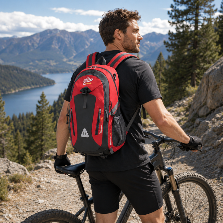 Geräumiger 40L Wanderrucksack für Damen & Herren, mit cleverer Fächeraufteilung & robustem Material.