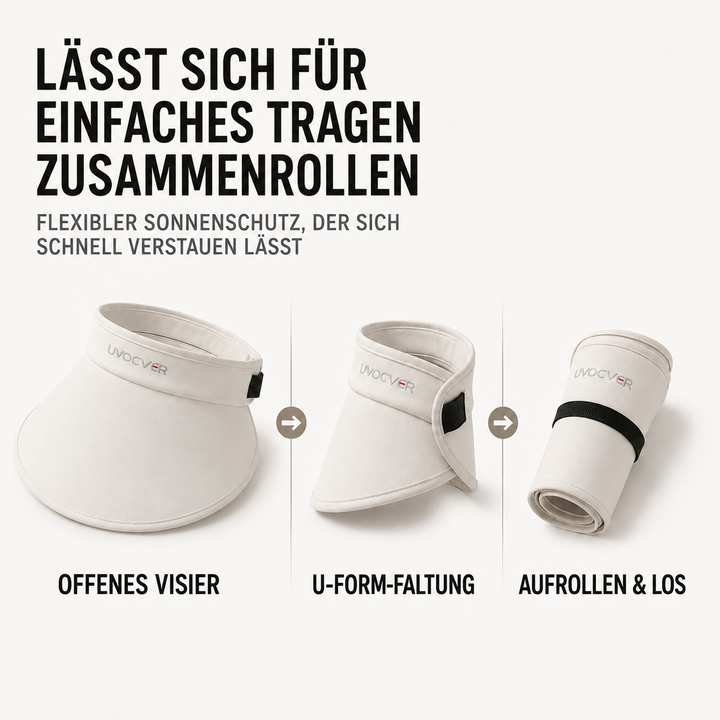 Damen-Sonnenschirm mit extra breiter Krempe für maximalen UV-Schutz. Luftiger Sommerhut aus Eisseide.