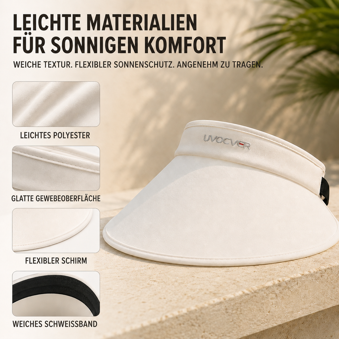 Stilvoller Strandhut für Damen mit breiter Krempe. Bietet optimalen Sonnenschutz & UV-Schutz für sonnige Tage.