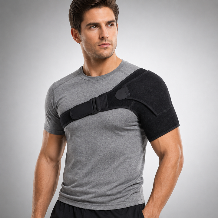 Unisex Neopren Schulterstütze, verstellbar, für gezielte Unterstützung und Schmerzlinderung bei Sport & Therapie.