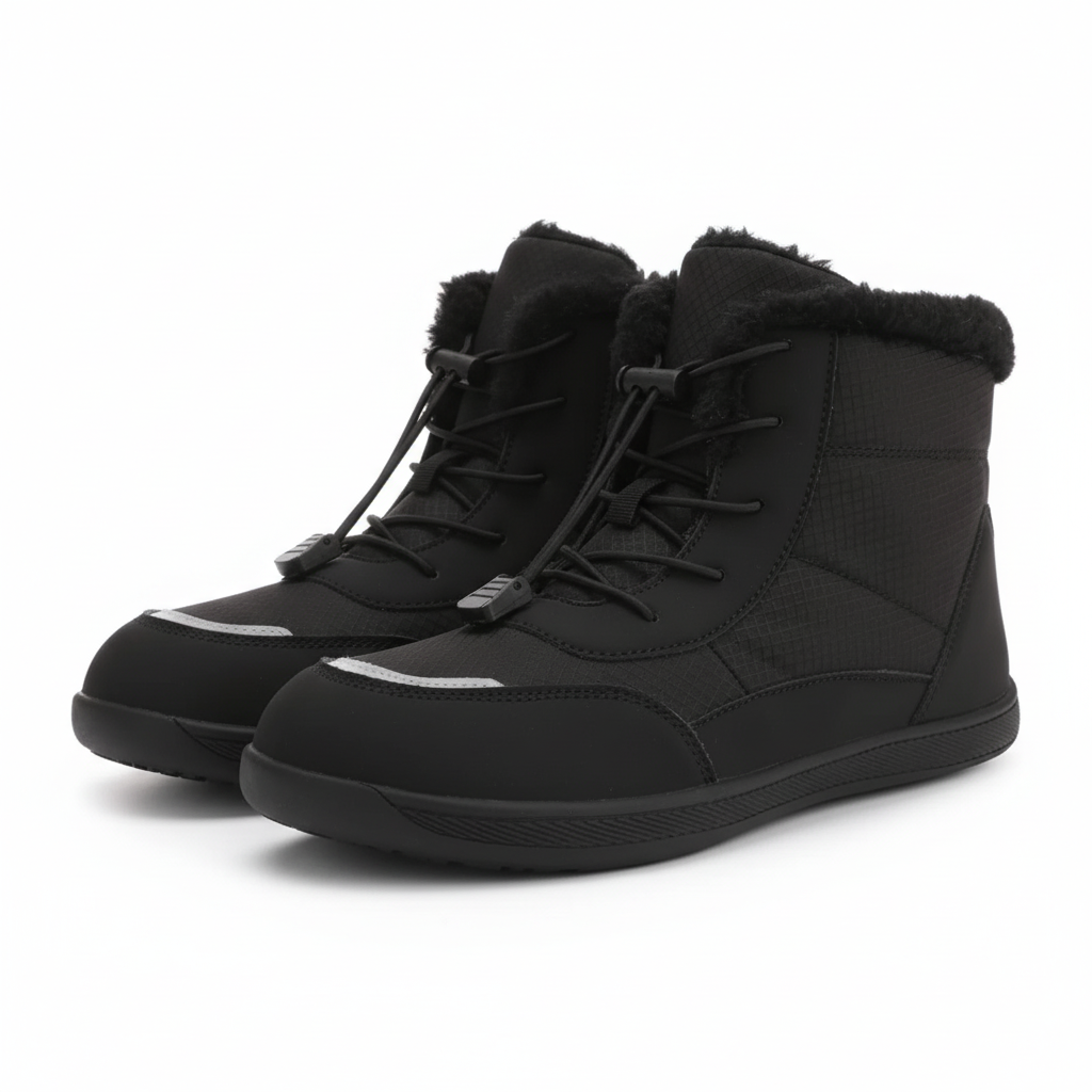 Robuster Damen Winter Knöchelschuh, wasserdicht, warm gefüttert und sehr komfortabel.