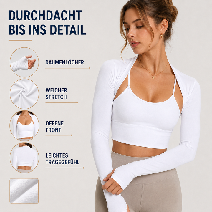 Enganliegende Kühlarmstulpen für maximale Performance. Leichter UV-Schutz beim Sport.