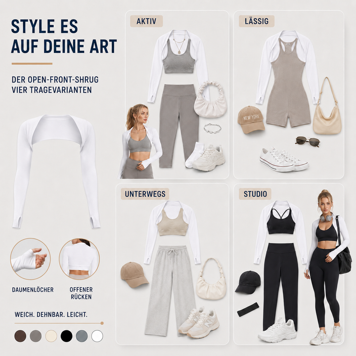 Sportliche Kühlarm-Manschetten für Damen & Herren. Perfekt für Outdoor-Aktivitäten.