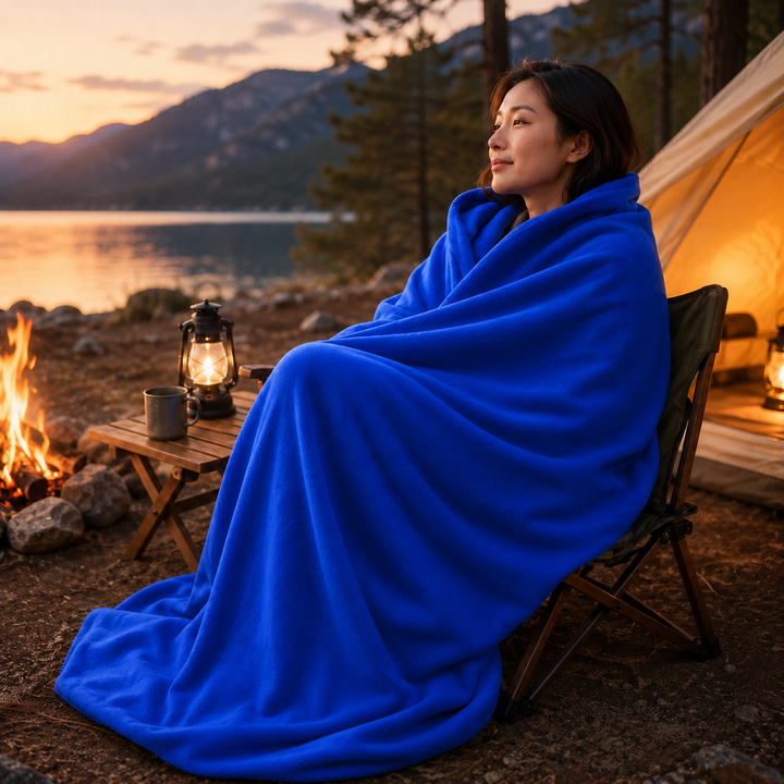 Ultraleichter Erwachsenen Reise-Schlafsack-Innensack aus Polyester für Camping & Outdoor Komfort.