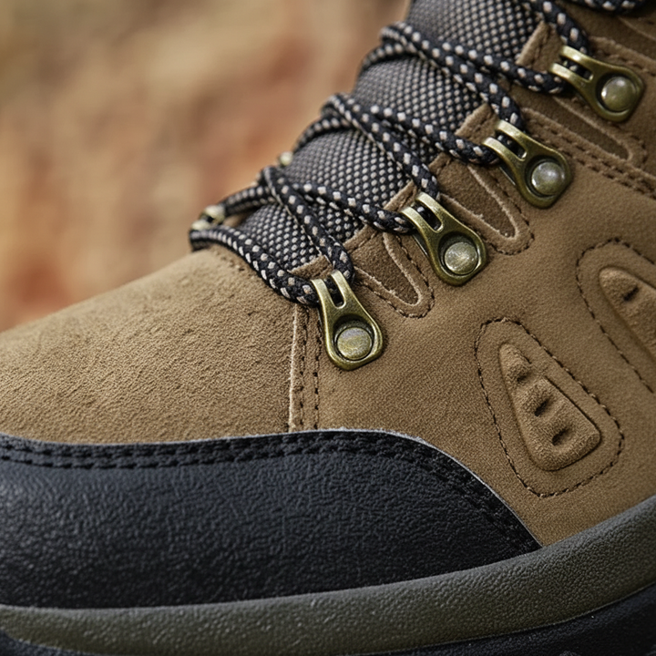 Herren Wanderstiefel, grau, mit starkem Grip, atmungsaktiv, ideal für Trailrunning & Wandern.