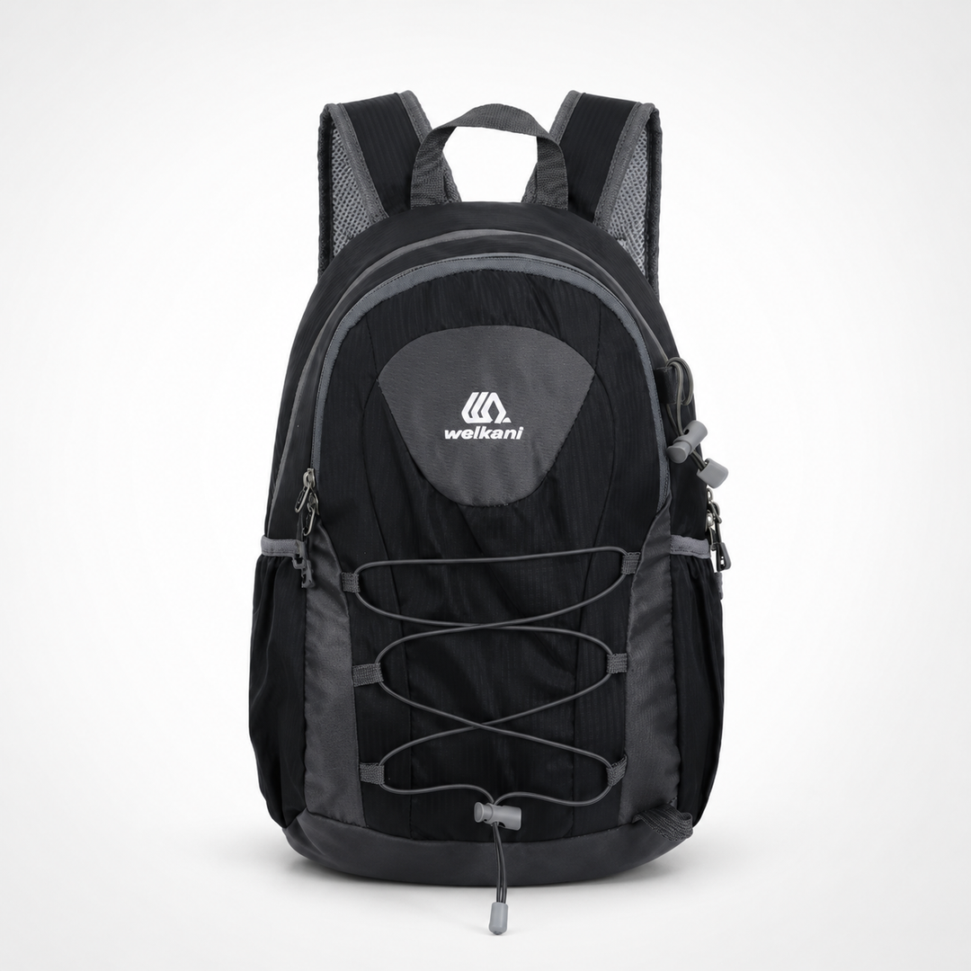 Vielseitiger ultraleichter Freizeitrucksack, rot, ideal für Stadt & kurze Ausflüge.