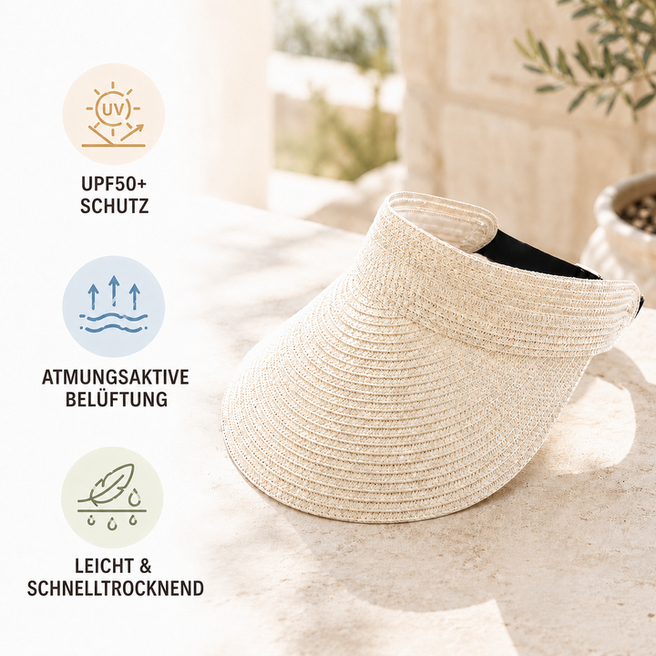 Bambusfaser Sonnenschirm für Damen, faltbar & leicht, perfekter UV-Schutz für Sommerurlaub.