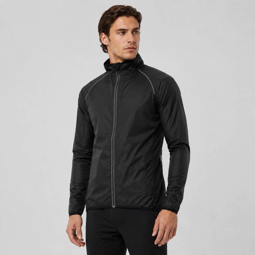 Leichte Herren Velarun Fahrradjacke, atmungsaktiv, reflektierend, perfekt für Outdoor-Sport.