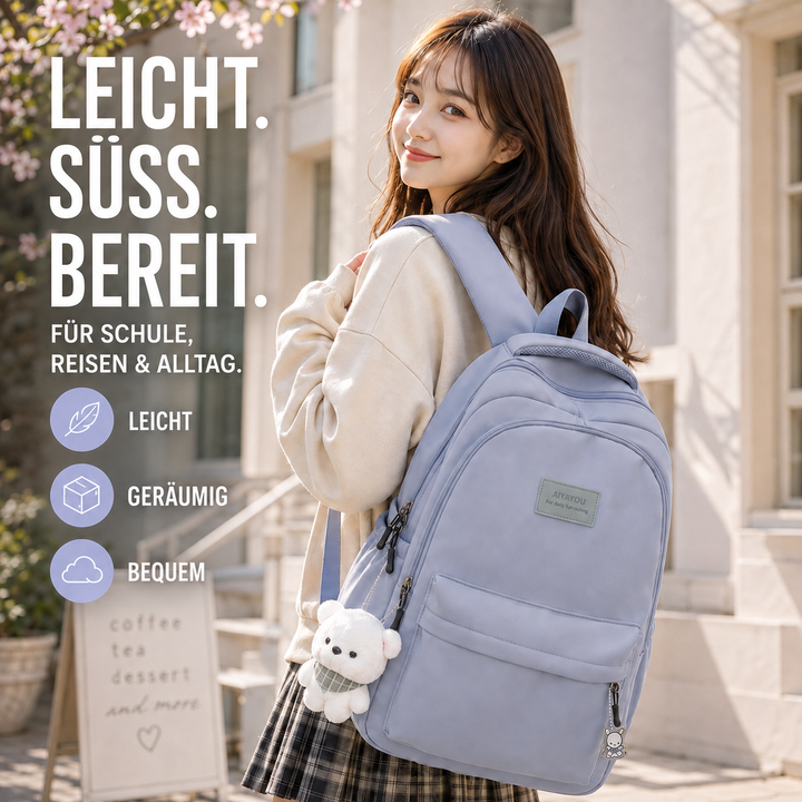 Vellora Laptop-Rucksack: Sicheres Fach für Pendler, Studenten & Geschäftsleute.