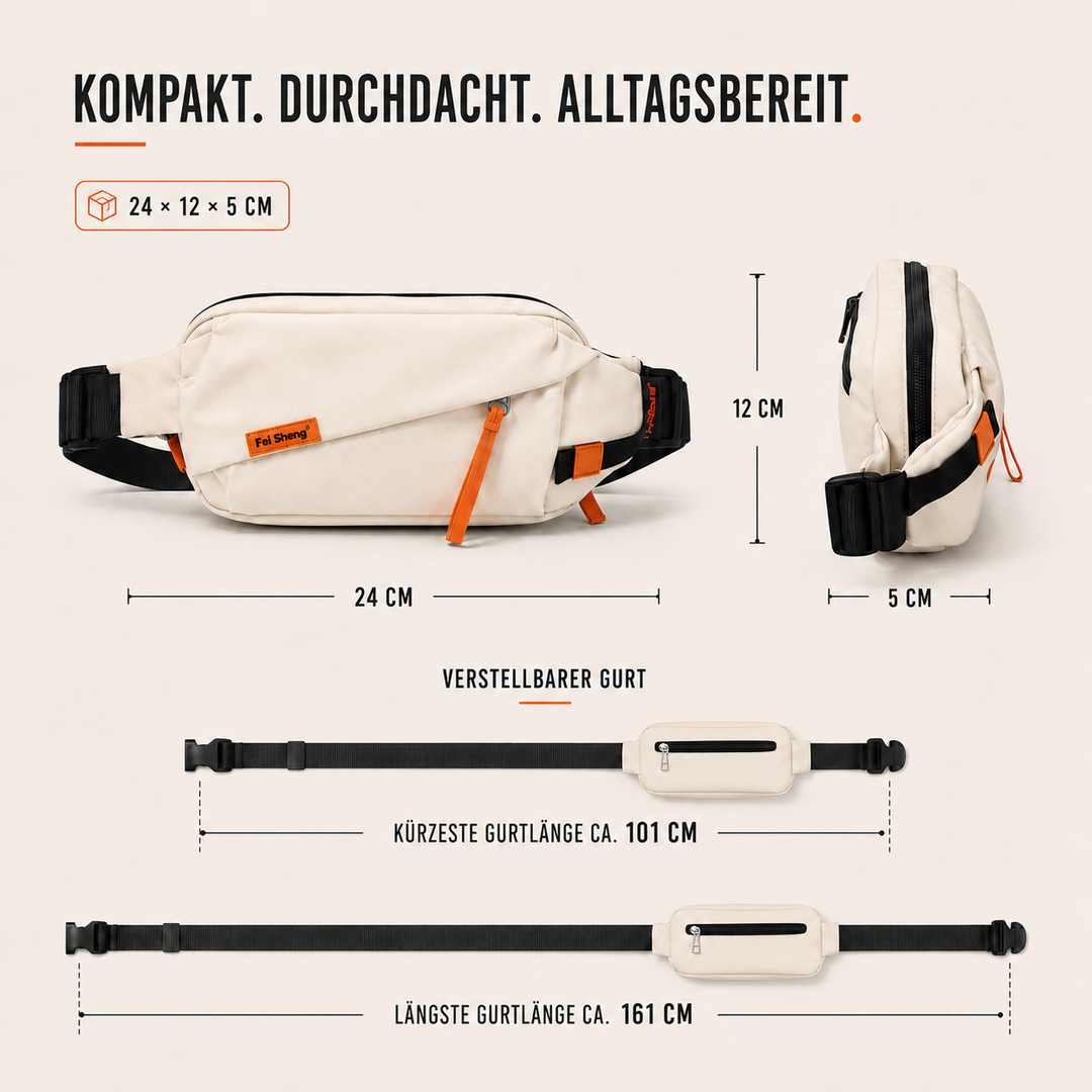 Praktische Oxford-Gewebe-Schultertasche, perfekt für Reisen und den täglichen Gebrauch, langlebig.