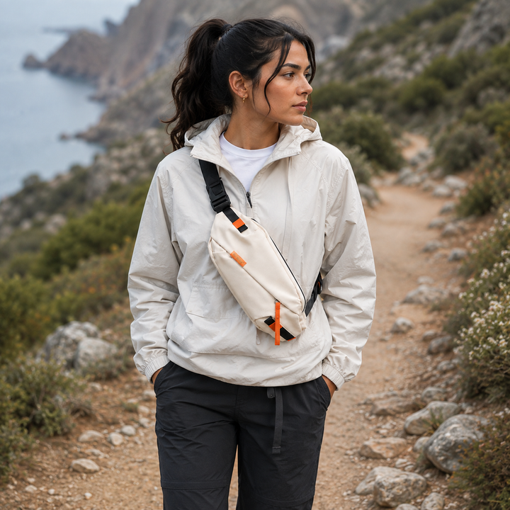 Leichte Damen Umhängetasche, lässige Brusttasche für Spaziergänge und Reisen, bequemer Sitz.