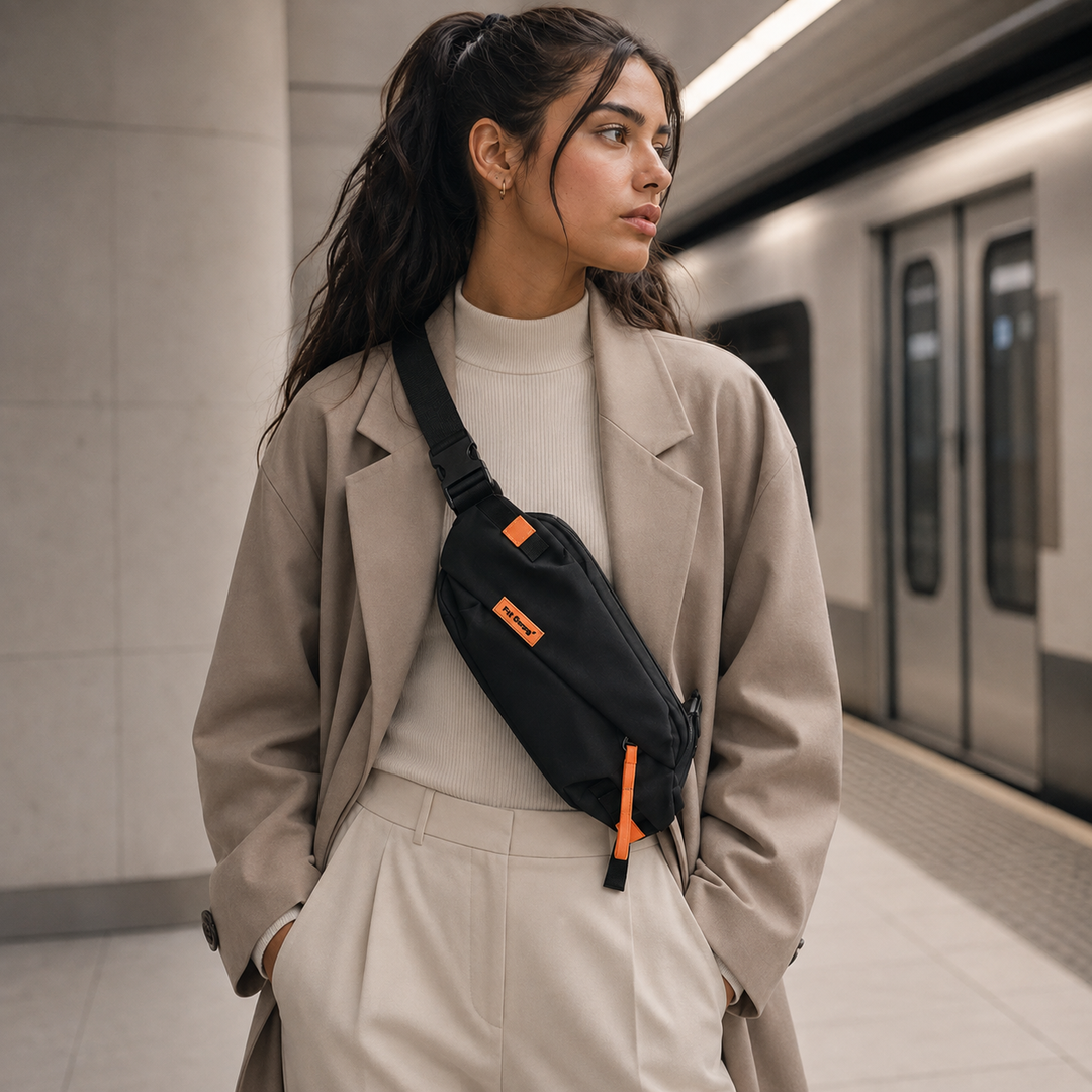 Lässige Unisex Crossbody-Brusttasche aus Oxford-Gewebe für Alltag & Reise, stilvoll & praktisch.