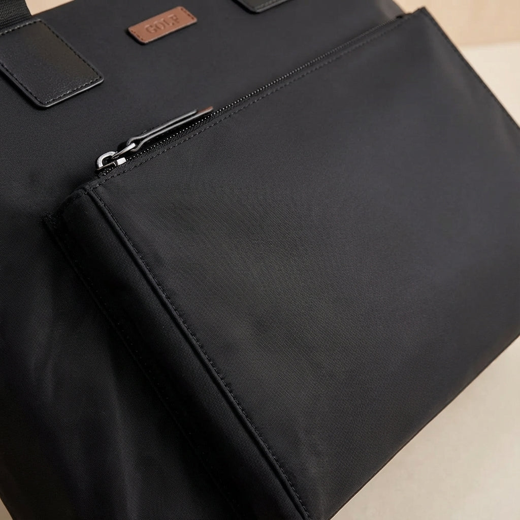 Elegante Business Laptoptasche für Damen & Herren, ideal als Aktentasche oder Bürotasche im modernen Grau-Schwarz.