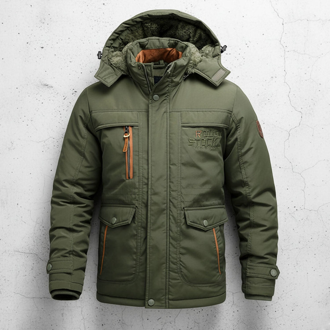 Dunkelblauer Damen Winterparka, warm & wasserabweisend, ideal für kalte Tage & Outdoor-Aktivitäten.