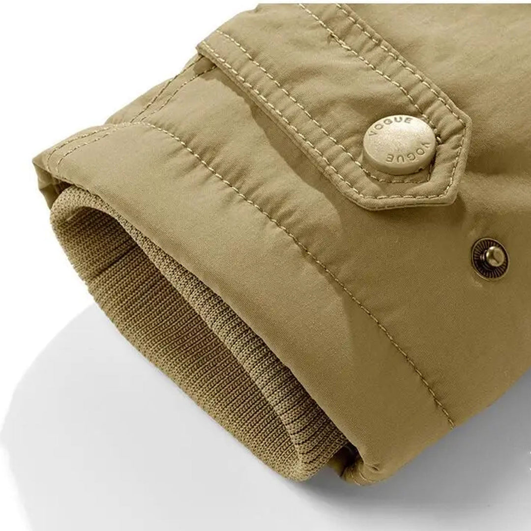 Warmer Damen Parka, wasserabweisend, mit abnehmbarer Kapuze und Cargotaschen, ideal für den Winter.