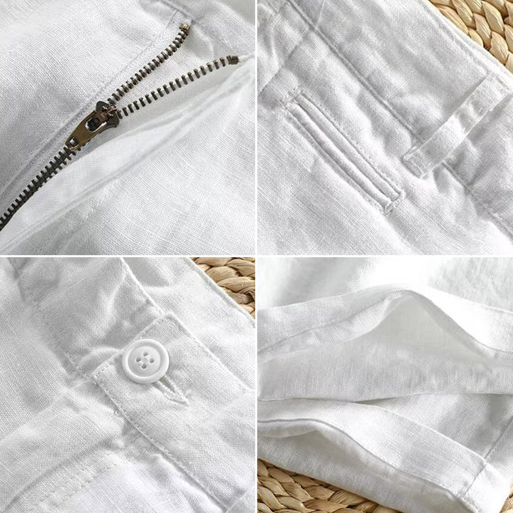 Moderne Herren Shorts für den Sommer, kniehoch & entspannt geschnitten, vielseitig für Alltag & Urlaub.