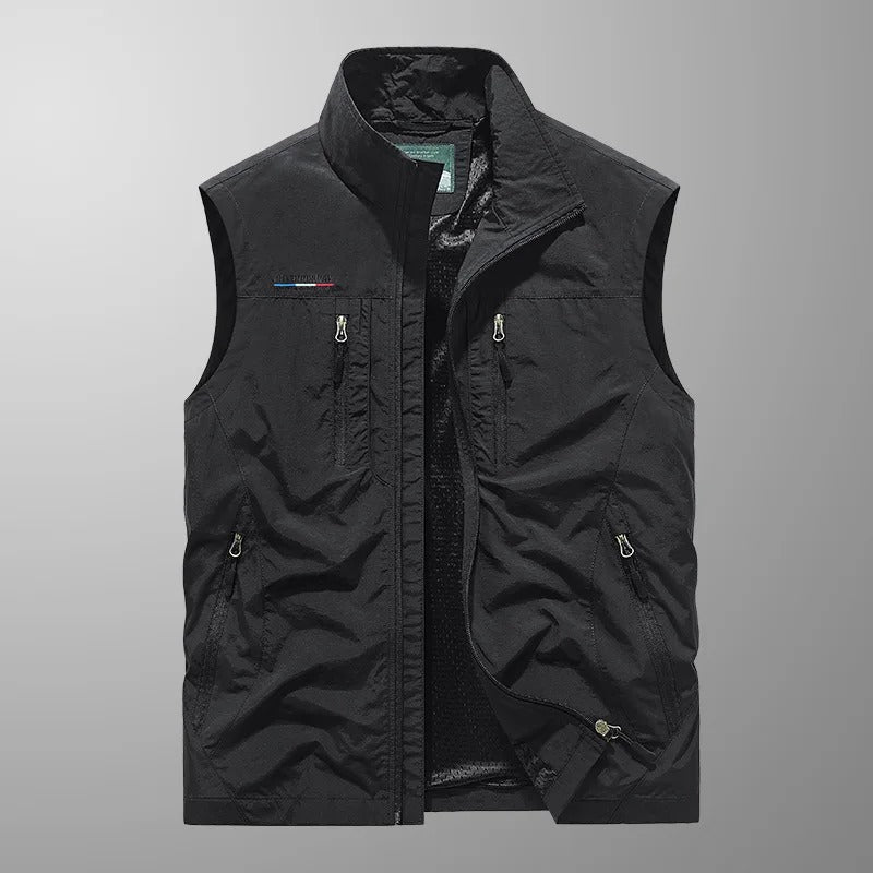 Modische Damen Outdoorweste, ärmellos, perfekt für Frühling, Sommer & Herbst. Ideal für Reisen & Freizeit.