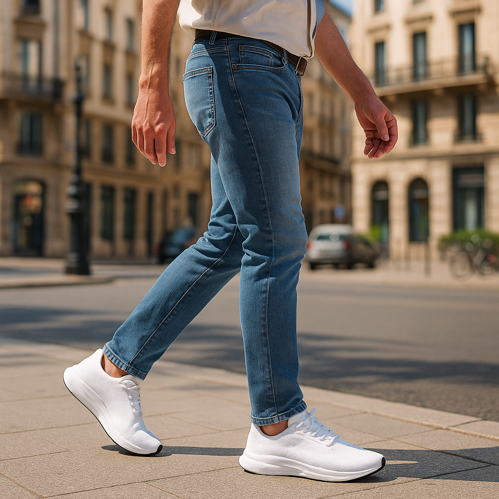 Grüne orthopädische Damen Sneaker, breite Zehenbox, ideal für gesunde Füße.