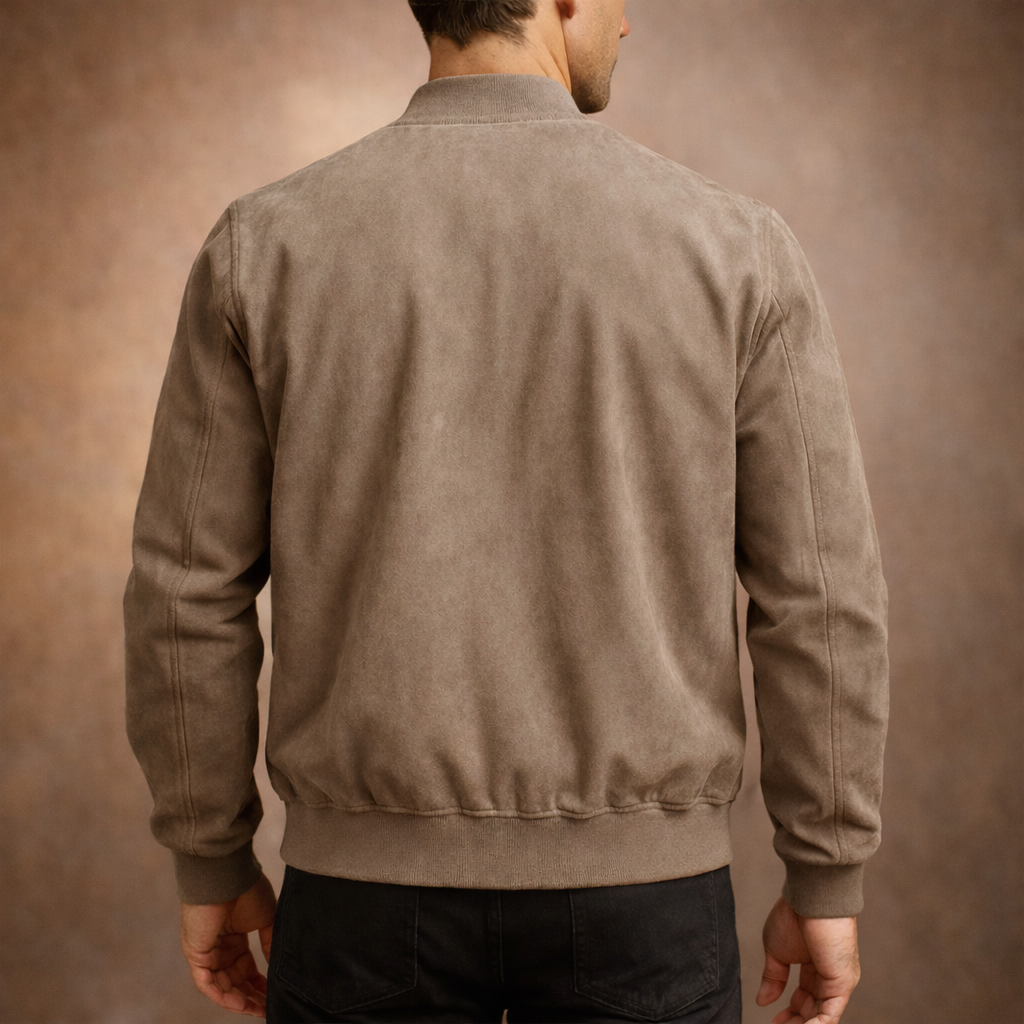 Stilvolle moderne Herren Bomberjacke für einen bequemen und trendigen Look. Perfekte Freizeit- und Übergangsjacke.