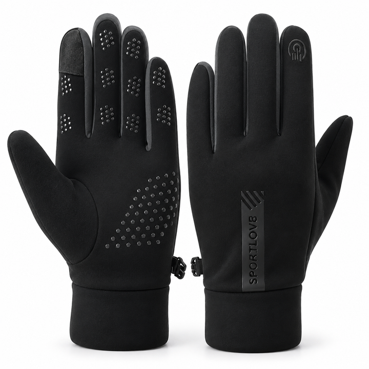 Outdoor-Winterhandschuhe unisex: wasserdicht, warm, Touchscreen-Spitzen, für Fahrrad, Wandern & Sport.