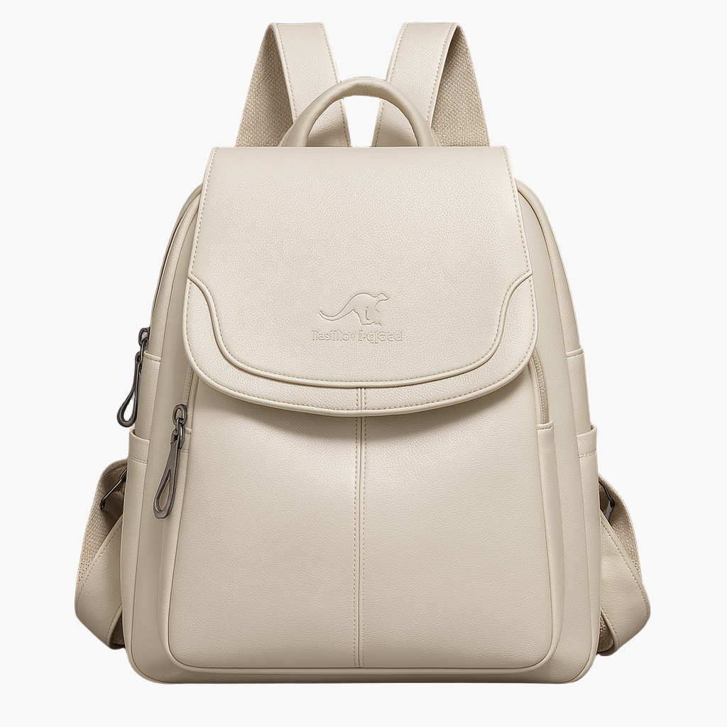 Eleganter Damen City Rucksack, vielseitig kombinierbar mit jedem Alltags-Outfit.