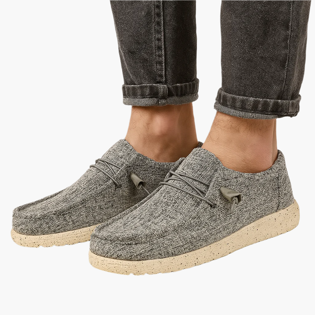Atmungsaktive Herren-Freizeitschuhe, bequeme Slip-On Loafer für warme Sommertage.