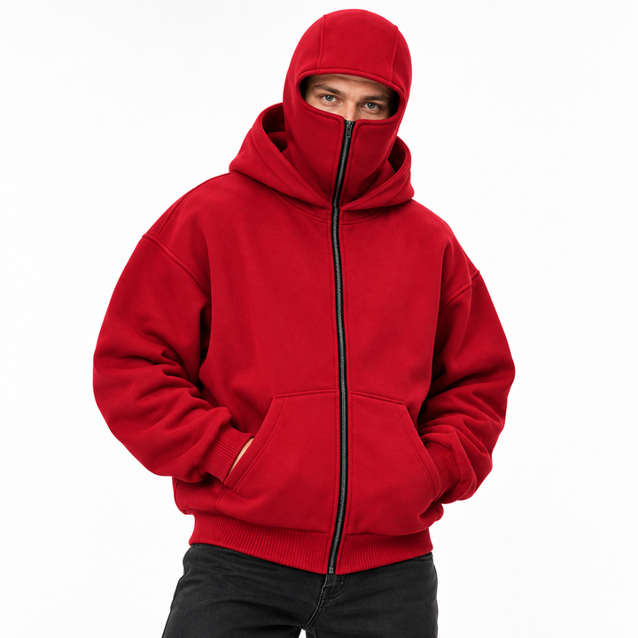 Herren Kapuzenpullover mit entspannter Passform für Alltag & Freizeit. Bequemer Hoodie aus weichem Stoff.