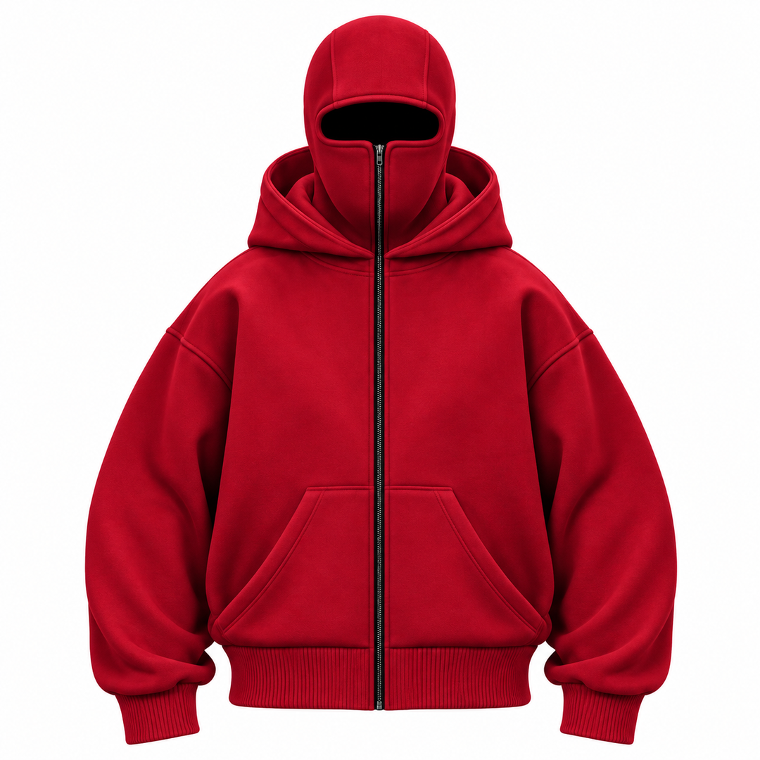 Roter Herren Hoodie im lässigen Stil, perfekt für Sport & Freizeit. Bequemer Kapuzenpullover für alle Aktivitäten.