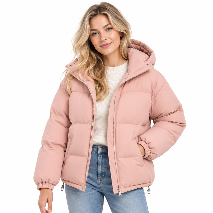 Gemütlicher Damen Hoodie mit warmem Thermofutter und Kapuze. Der perfekte Kapuzenpullover für kalte Tage.