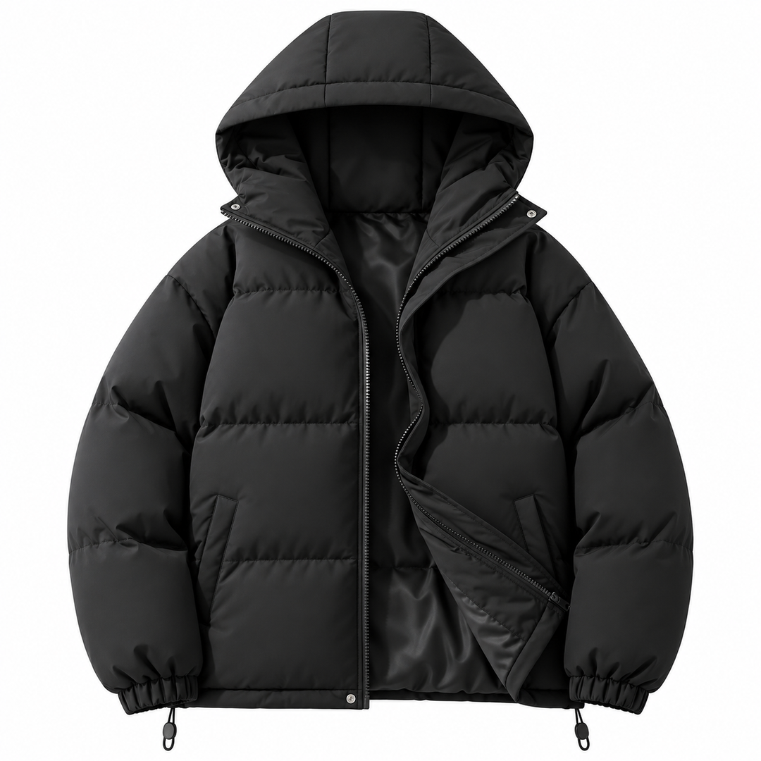 Bequemer Damen Kapuzenpullover mit verstellbarem Bund und weichem Thermofutter. Perfekt für Alltag.