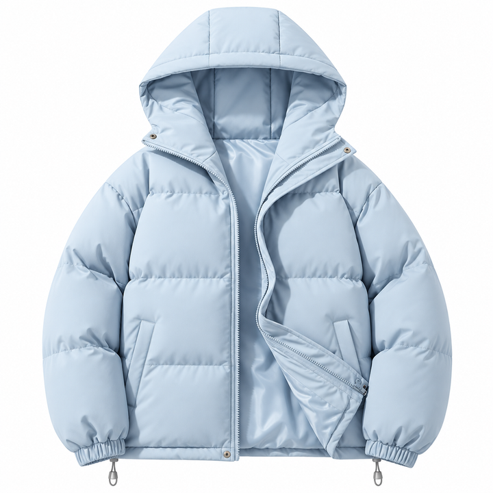 Warmer Damen Freizeit Hoodie mit weichem Thermofutter. Ideal für kaltes Wetter und bequeme Alltagskleidung.