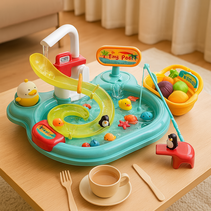Vielseitiges 2-in-1 Montessori Lernspielzeug; verbessert Feinmotorik, Hand-Augen-Koordination und die Entwicklung von Kindern.