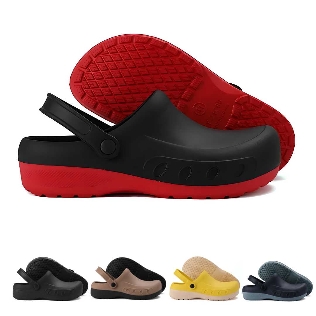 Unisex GripChef Kochschuhe, professionell & rutschfest, sicherer Halt in Küche & Gastronomie.
