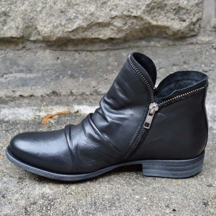 Elegante Damen Ankle Boots mit elastischen Einsätzen, bequeme Stiefeletten für den Alltag, vielseitig kombinierbar.