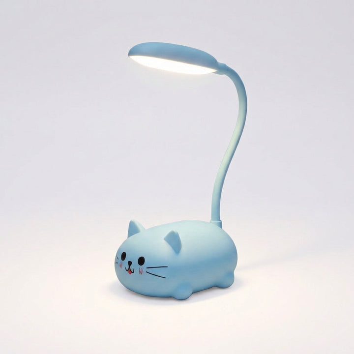 Dekorative LED-Katzen-Schreibtischlampe "Deskpurr" mit USB-Anschluss, eine charmante Bürolampe.