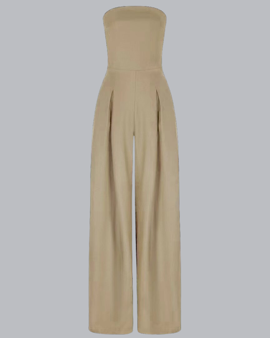Zeitloser Damen Jumpsuit, eleganter Einteiler, vielseitig kombinierbar für Festlichkeiten und Alltag.
