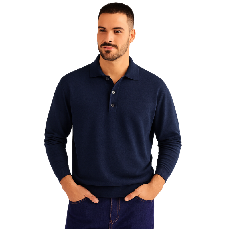 Trendiges Slim-Fit Herren Poloshirt, Kurzarm, für einen modernen, komfortablen und vielseitigen Stil.
