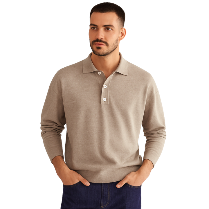 Herren Slim-Fit Poloshirt Alex, kurzärmelig, ideal für einen modernen, komfortablen Smart Casual Look.