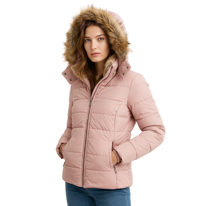 Damen Winterjacke: wasserdicht, winddicht & warm gefüttert mit Kapuze, perfekt für Outdoor. (94)